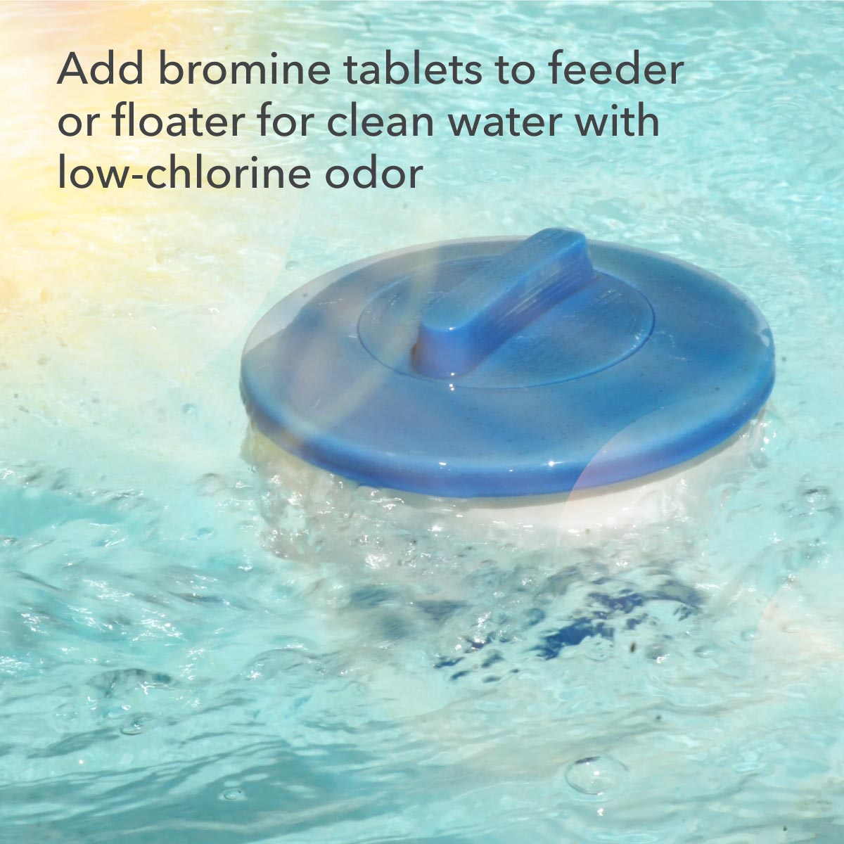 bromine tablets feeder or floater