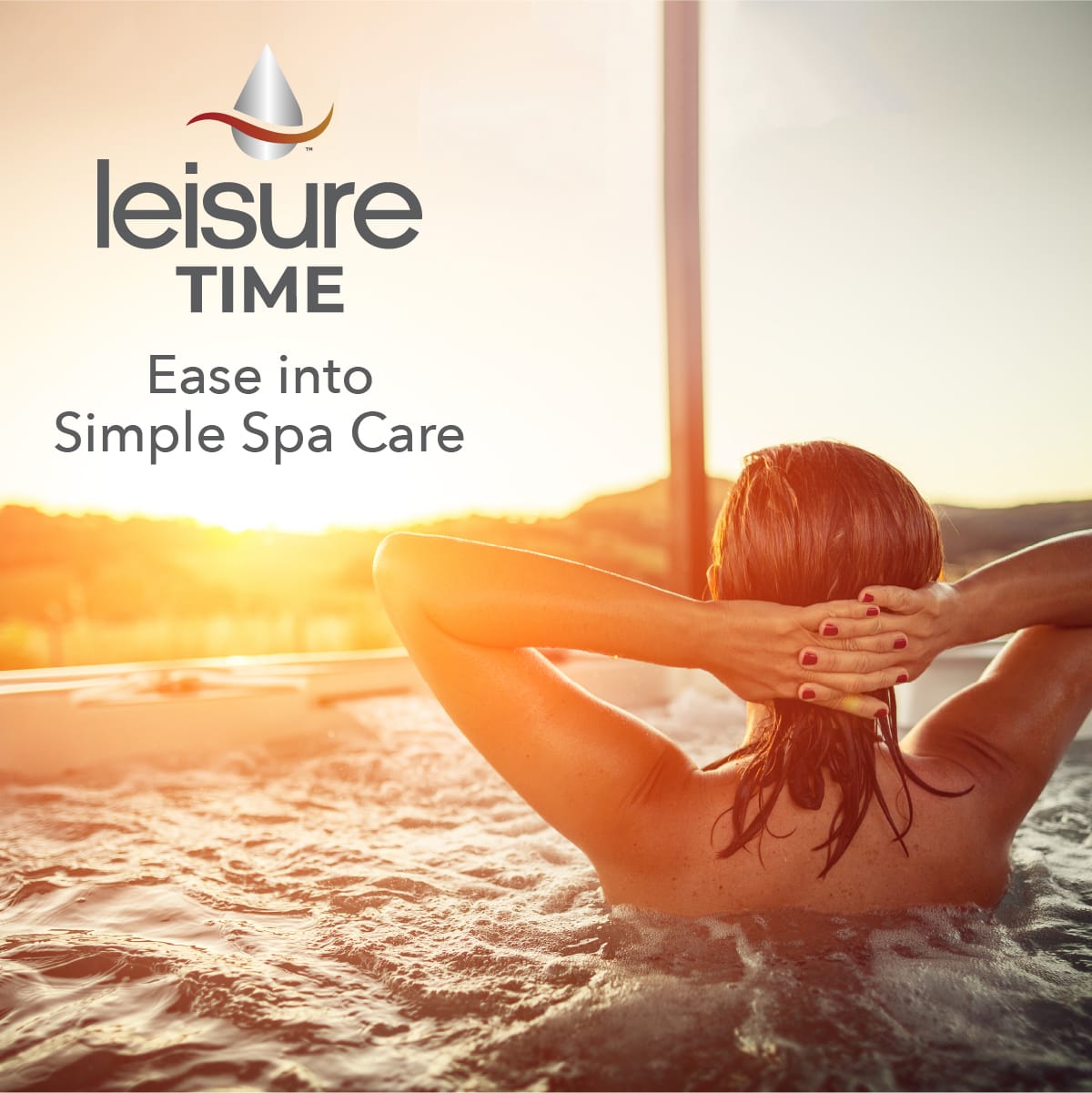 replenish ease into spa care leisure time logo