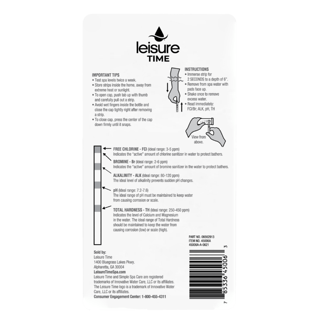Leisure Time® Test Strips Leisure Time