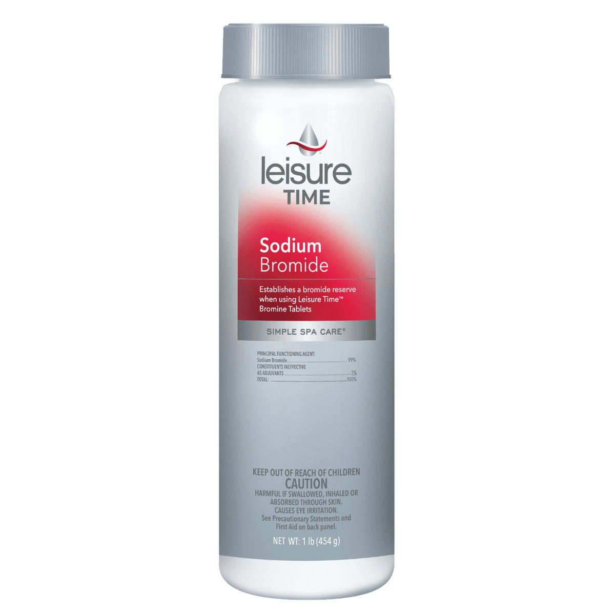 Leisure Time Sodium Bromide Bottle 1 lb frontview